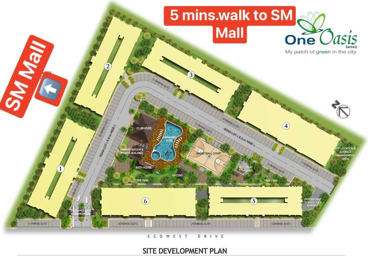 Appartamento Davao 2Br One Oasis Beside Sm Mall-Wifi